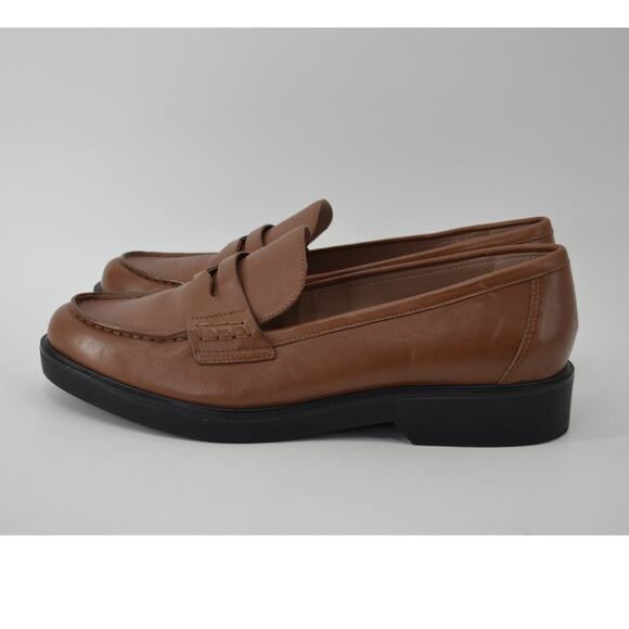 Nordstrom Women's Size 12 Lafayette Brown Loafer Leather - Picture 12 of 12